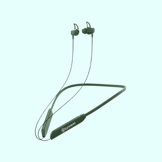 Syn-Buzz - Dual Pairing Bluetooth Neckband with 30H Playback